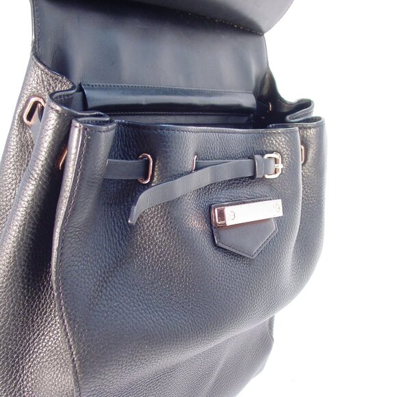 ALEXANDER WANG Prisma Skeletal $1050 Pebbled Leather /Rose Gold Backpack - Picture 11 of 14